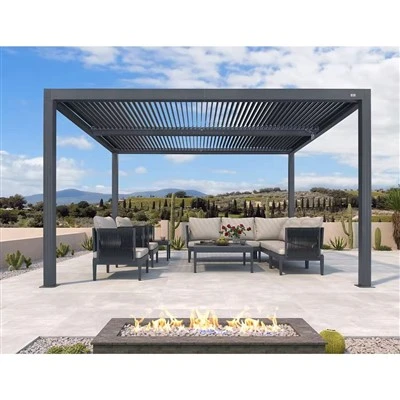 Alumiinium pergola siseõue jaoks